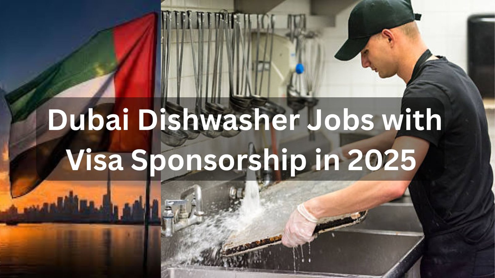 Explore exciting Dubai dishwasher jobs with visa sponsorship in 2025. Great opportunity for international workers to start a career in the UAE with full support for relocation.