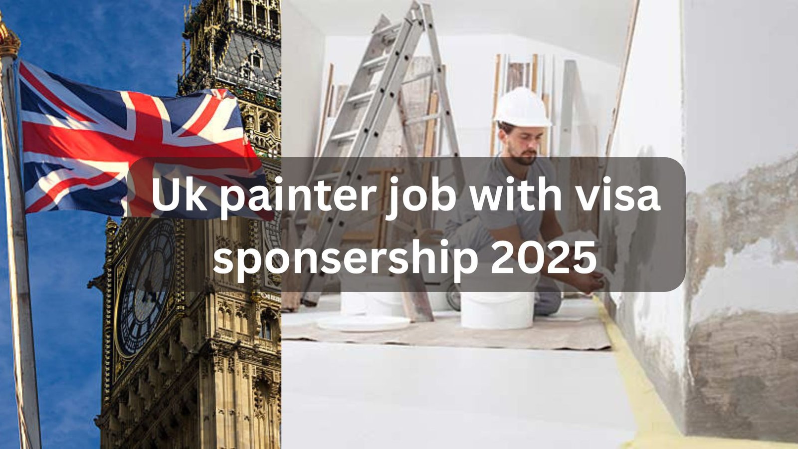 UK painter job with visa sponsorship available in 2025. Great opportunity for skilled painters seeking to work abroad with support for legal relocation.