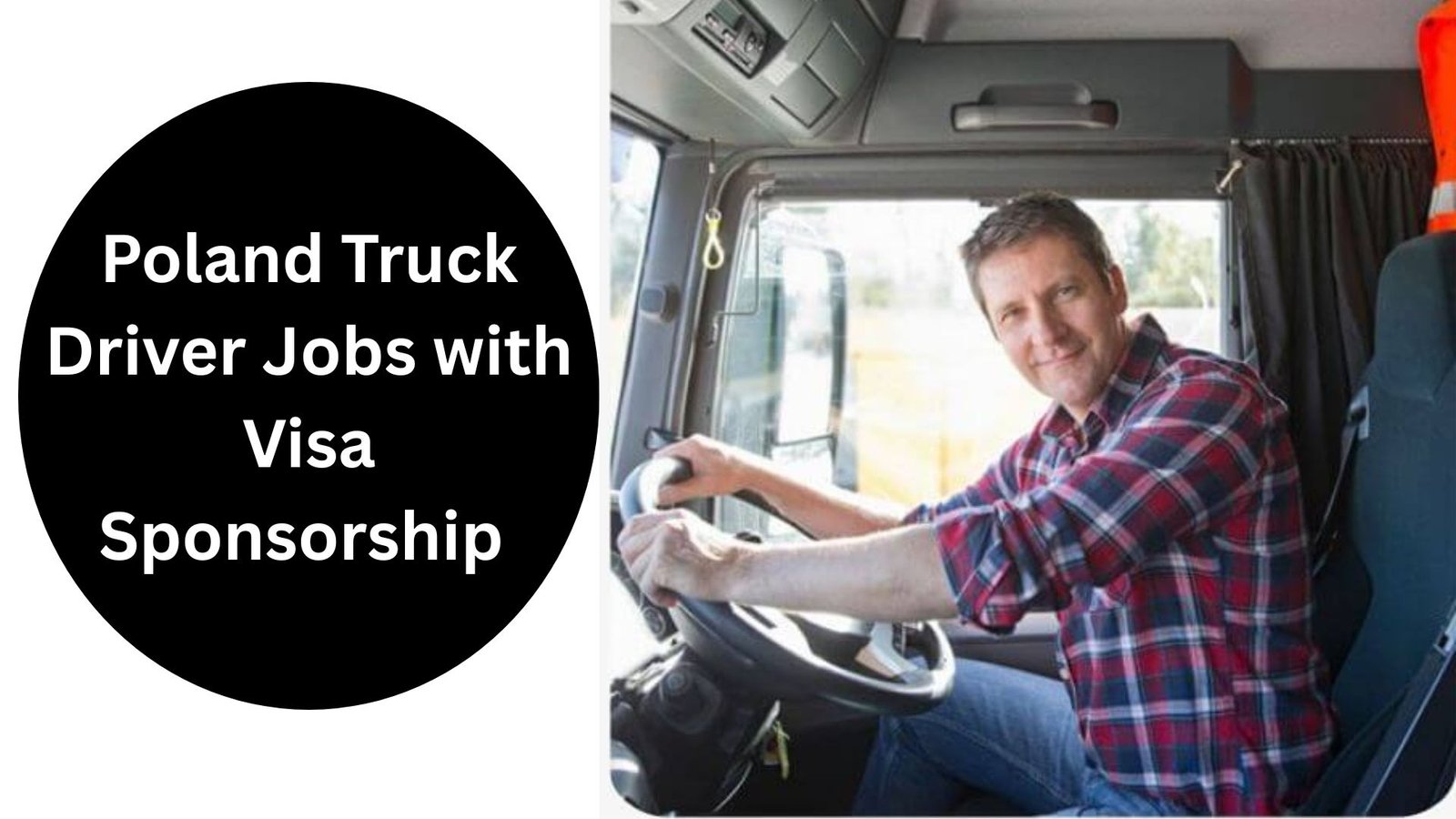 Apply now for truck driver jobs in Poland with visa sponsorship. A great opportunity for foreign drivers to start a career and build a future in Europe!