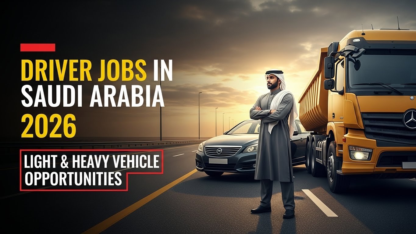 “Explore the best Saudi Arabia heavy driver jobs for foreign workers in 2026, offering high salaries, visa sponsorship, and long-term employment opportunities in construction, logistics, and oil & gas sectors.”